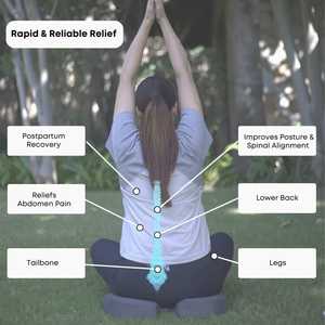 เบาะนั่งบรรเทาอาการปวดตามหลักสรีรศาสตร์เมมโมรี่โฟมกระดูกก้นกบปรับได้ตามต้องการ - Product Image 4