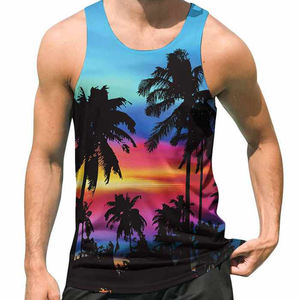 Nouveauté 2025 – Débardeurs Homme Grande Taille Tricotés Respirants Couleur Unie Sans Couture Séchage Rapide Spandex/Coton – Collection HIGH STREET - Product Image 1