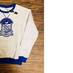 Sudadera de cuello redondo para hombre con bordado de fraternidad Phi Beta Sigma | PBS Fraternity bordado niños personalizado Chenille cuello redondo - Product Image 2