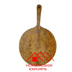 Support à pizza rond en bois de manguier pour servir de manière décorative dans les restaurants et les hôtels - Product Image 1