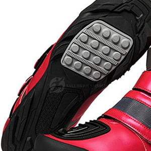 รองเท้ามอเตอร์ไซค์วิบากสำหรับแข่งรถ ผลิตในปากีสถาน ป้องกันลม ชุดกีฬา หนัง ปรับแต่งได้ คุณภาพสูง - Product Image 6