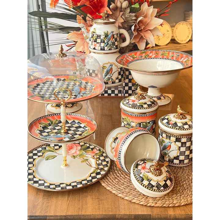 Miss Betty Paradise Enameled Kitchen Set 7 Pieces