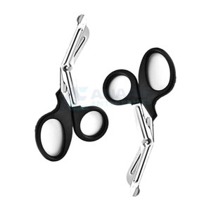 Tijeras médicas profesionales de utilidad recta de acero inoxidable para instrumentos quirúrgicos de uso Manual de primeros auxilios - Product Image 1