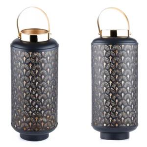 Ensemble de 3 lanternes à bougies en verre et métal doré modernes, porte-bougie décoratif de luxe pour mariage, décoration de la maison, jardin extérieur - Product Image 3