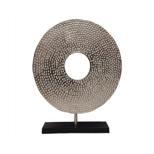 Nghệ thuật độc đáo nhôm kim loại sẽ SHALL Shape bạc mạ điêu khắc nhà và văn phòng Bảng trang trí - Product Image 4