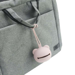 Bolsa para Chupetes Panda Colorida, Bolsa de Almacenamiento de Chupetes Portátil para Exteriores, a Prueba de Polvo, Cadena para Chupetes, Nuevos Productos, Estuche de Silicona - Product Image 1