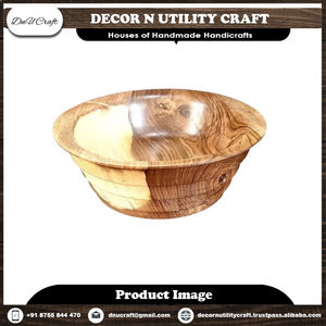 Cuenco para servir ensalada de madera Sheesham largo hecho a mano, juego de estilo Vintage ecológico, Decoración de cocina multiusos personalizada - Product Image 2