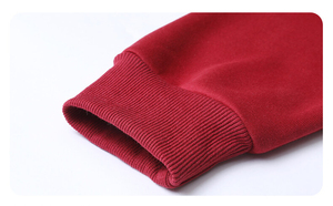 Sudadera con cuello redondo con estampado de algodón 100% personalizado Sudadera con capucha en relieve con diseño de bolsillo Sudaderas con capucha unisex de talla grande para hombre - Product Image 5