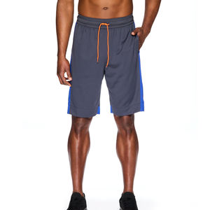 Shorts d'entraînement de gymnastique pour hommes nouveau Design été motif solide survêtement coupe ample 95% Polyester 5% Spandex Basketball Shorts - Product Image 6