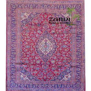 Tapis persan Mashad unique en son genre, 11'1 x 7'10 - Product Image 1