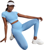 Vêtements de sport pour femmes grande taille Gym Fitness Active Wear Leggings à taille haute 4 pièces Ensemble de yoga sans couture