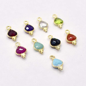 Charme miniature en cornaline fait à la main, 6 mm, cœur, serti, trois pendentifs Rawa, bijoux de naissance, cadeau pour elle - Product Image 4