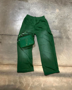 Pantalones de chándal acampanados de diseñador personalizados para hombre, pantalones de cintura elástica de galería informales de alta calidad - Product Image 4