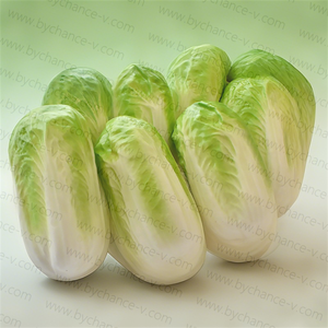 Réaliste Artificielle Feuille Verte Légumes Prop pour Cuisine Décor Ferme Style Maison Jardin Showroom Affichage - Product Image 2