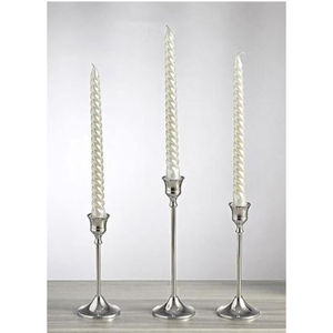 Luxury <b>Silver</b> Color Metal <b>Candle</b> <b>Holder</b> Cheap Price Home Decoration and Wedding Christmas Centerpieces Hot Sale - Product Image 2