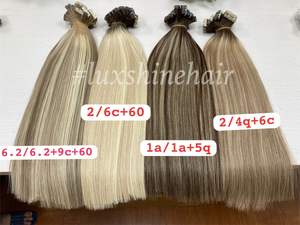 Precio al por mayor 100% Extensiones de cabello humano de lujo Paquetes de cabello de cinta en estilo de onda-Estilos de cabello brasileño e indio incluidos - Product Image 6