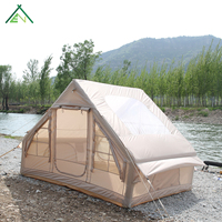 Tente gonflable Litai Antuor respirante à 2 portes pour le camping, 6,3 m², double entrée, imperméable 2000-3000 mm, installation facile, quatre saisons, 210D