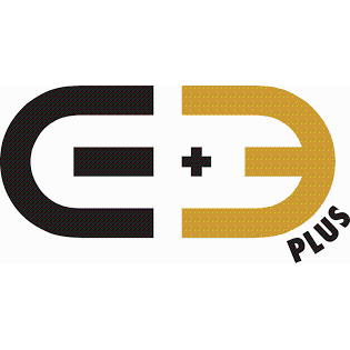 E + 3 PLUS, LDA logo