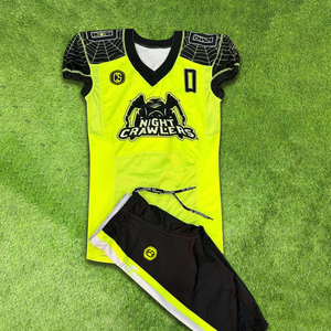 Uniforme de Fútbol Americano Infantil Personalizado, Impresión por Sublimación, Manga Corta, Transpirable, Opciones de Tallas Grandes - Fabricante Pakistán - Product Image 5