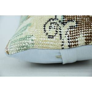 Premium Beige Paisley Patchwork lana almohada 8x16 pulgadas cojín decorativo tejido Vintage cuadrado portátil ropa de cama sofá Navidad - Product Image 4