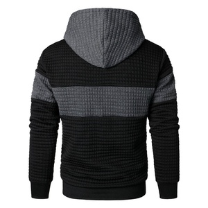 Top hommes décontracté 100% coton sweats à capuche confortable Stretch cordon poche à la mode grande taille poids lourd pull à capuche et sweats - Product Image 3