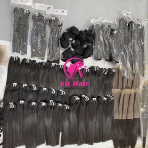 Extensions de cheveux vierges vietnamiens bruts à la vente chaude, cheveux vierges non traités, vente en gros de cheveux, fournisseur de mèches lisses pour faire des tissages - Product Image 5