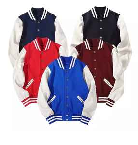 Chaqueta de estudiante Letterman 2025 de alta calidad para hombre, tela personalizable de lona, estilo universitario completo para chaquetas de temporada de otoño - Product Image 1