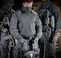 Celana berburu G3 seragam petugas, baju Multicam berburu celana tempur Airsoft dengan bantalan berburu bulu domba