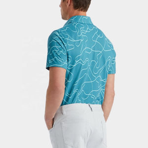 Ropa de Golf, Polo para Hombre, Camisetas Deportivas de Pique de Secado Rápido, Camisetas de Golf Personalizadas con Estampado en Blanco, MOQ Bajo - Product Image 5