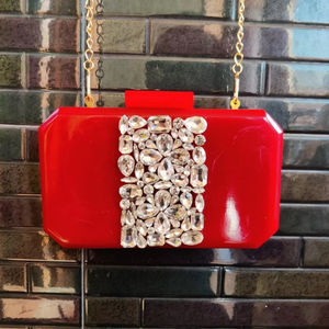 Pochette élégante en résine pour festivals et événements sociaux à prix abordable – Pochette en résine haute brillance - Product Image 1