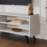 Meuble TV en bois gris européen Rox du fabricant turc Sonomo vendeur chaud meubles de maison pour entrepôt de salon
