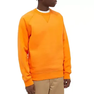 Men Sweat Shirts With Crew Neck 2025 <b>Sweatshirts</b> Hot Design OEM Custom Made Men Cotton <b>Plain</b> <b>Sweatshirts</b> - Product Image 4