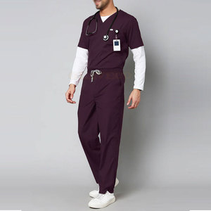 Vente en gros unisexe nouveau style séchage rapide cordon imprimé médical gommage uniformes hôpitaux de haute qualité modèle OEM disponible - Product Image 3