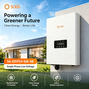 Sistema de Energía Solar Fuera de la Red <span class=keywords><strong>Solis</strong></span> de <span class=keywords><strong>4kw</strong></span> 5kW, Controlador MPPT, Uso Doméstico, Batería de Iones de Litio Monofásica, Entrada de 360V, Salida de 230V - Product Image 2