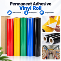 Vinyle moulé équivalent Oracal 651 0,61/1,22m*50m Adhésif permanent Brillant Mat Expédition rapide