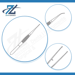 Pinces à iris de haute qualité, 1-2 dents, 114 mm de long, droites, instruments chirurgicaux en acier inoxydable, fabricant d'instruments, ensemble d'instruments - Product Image 4
