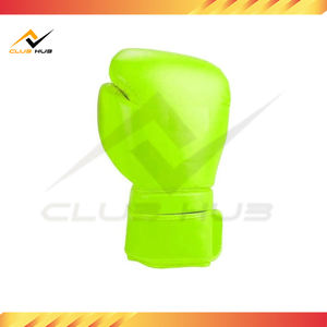 Gran oferta de guantes de boxeo con cordones de cuero con logotipo personalizado profesional fabricados en fábrica para entrenamiento de lucha y artes marciales, de Pakistán - Product Image 2