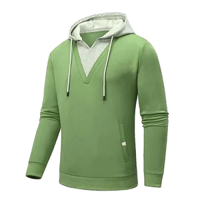 Haute Qualité À Manches Longues Hommes Styles Doux Confortable Hoodies Full Zip Us Hommes Hoodies Sweats À Capuche Plaine Avec Poche - Product Image 5