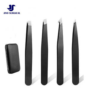 Juego de Pinzas para Cejas de Acero Inoxidable, Precisión, Punta Inclinada, Plana, para Depilación, Kit de Herramientas de Belleza - Product Image 6