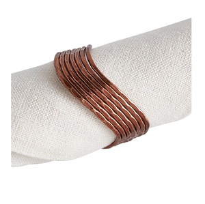 High Quality Metal Napkin Ring with Leaf Design for Luxury Dining Wedding & <b>Party</b> <b>Table</b> for Hotel Restaurant & Home Use - Product Image 6