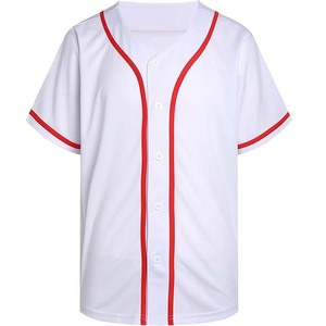 เสื้อเบสบอลแบบยูนิเซ็กซ์ พิมพ์โลโก้ตามสั่ง ระบายอากาศได้ดี ซับเหงื่อ คุณภาพสูง ราคาขายส่ง - Product Image 1