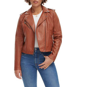Blouson bombardier pour femmes OEM ODM 2025 Veste surdimensionnée Vestes en cuir pour hommes personnalisées - Product Image 2