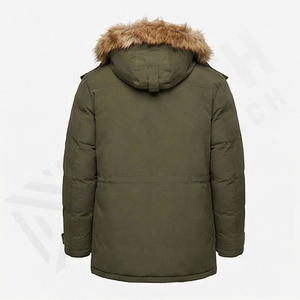 <b>Men's</b> Plus Size Jacket Coat Casual Spring Winter Windbreaker Parka Insulated Warm Outerwear Breathable Comfortable Outdoor Fit - Product Image 2