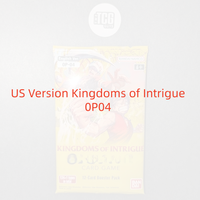 Boîte de boosters de cartes à collectionner de la série Kingdoms of Intrigue, cartes TCG Anime, 24 paquets par boîte pour la vente au détail