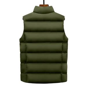Meilleur gilet pour homme Automne Saison froide d'hiver Vêtement d'extérieur Gilet chaud en coton lourd Veste - Product Image 2