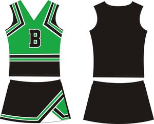 Uniforme de Porristas para Niñas |   Uniforme de Equipo Personalizado |   Estilo de Belleza - Product Image 1