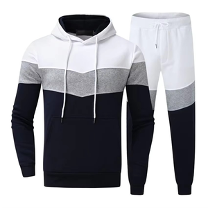 Nueva Ropa Deportiva al por Mayor, Diseña Tu Propio Chándal Deportivo para Hombre, Conjunto de Chándal con Bloques de Color Dinámicos, Chándal para Hombre Más Vendido - Product Image 1