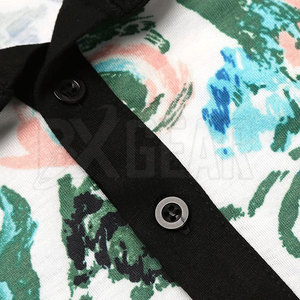 T-shirt polo à sublimation pour homme coupe classique Tissu doux à manches courtes léger avec un look décontracté et élégant - Product Image 5