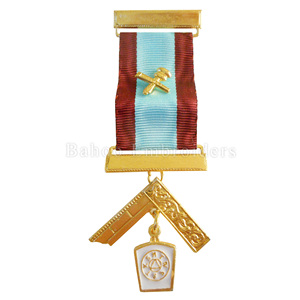 JOYA MASÓNICA DE COMPAÑERO DE ARCO REAL-JOYA MASÓNICA DE Pecho DE ARCO REAL-JOYA MASÓNICA - Product Image 3