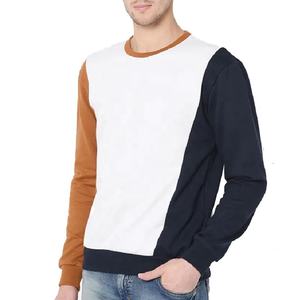 Sweat-shirt à col rond pour homme de haute qualité, prix de gros, design personnalisé, mélange polyester/coton, séchage rapide, respirant - Product Image 2